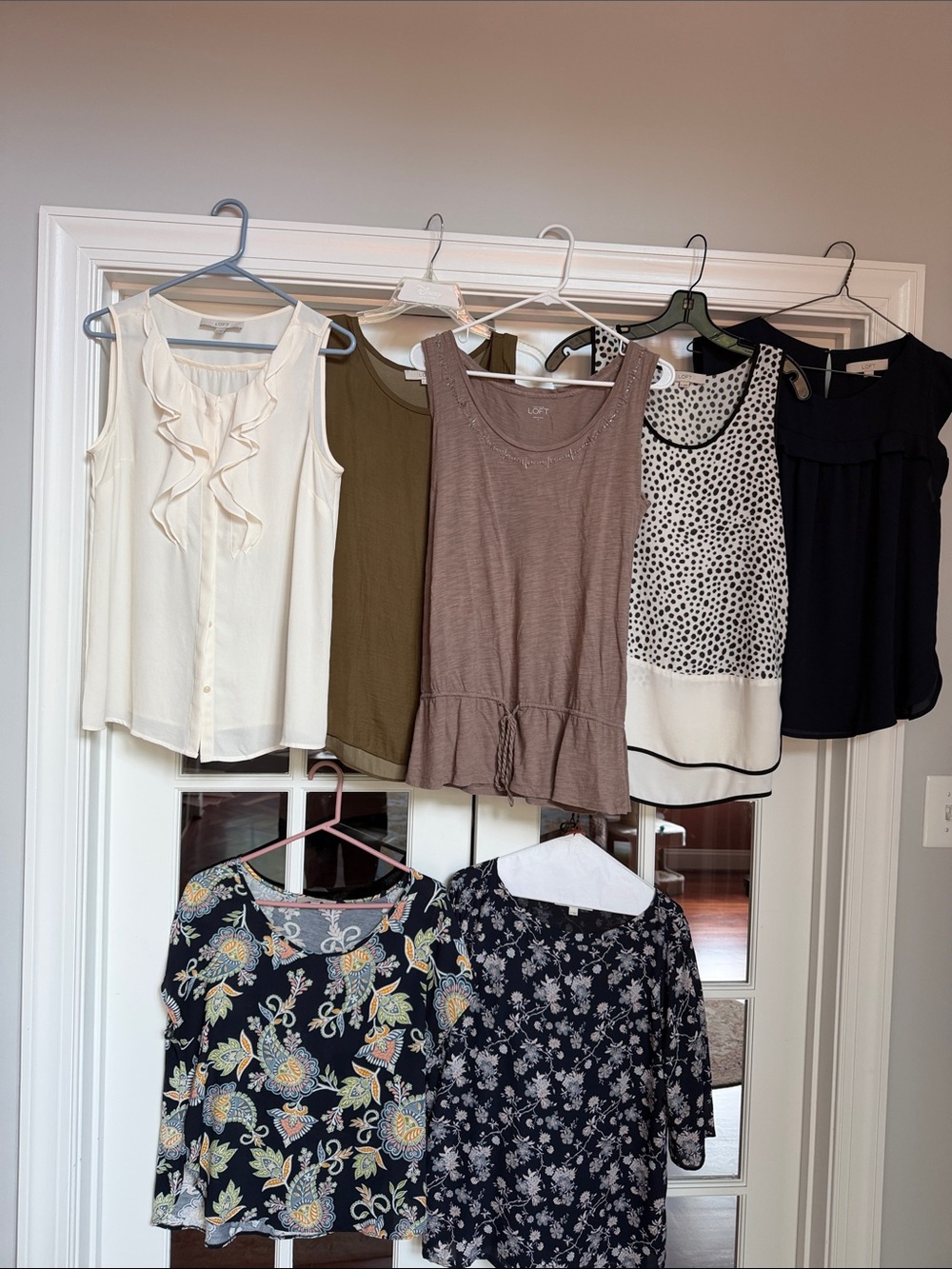 Lot of Seven LOFT/ Ann Taylor shirts. Medium